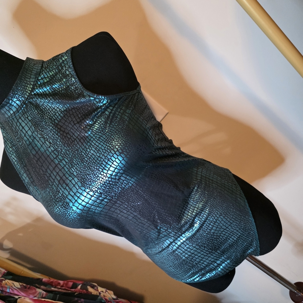 3/$10-Shimmering Teal Bodysuit